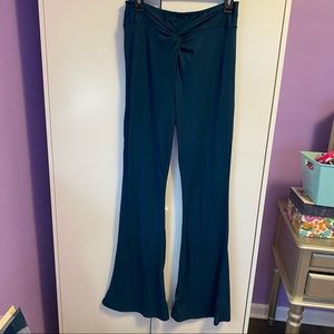 NWT teal flare pants